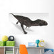 Majungasaurus Dinosaur White Wall Decal Design 1