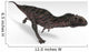 Majungasaurus Dinosaur White Wall Decal Design 1