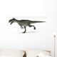 Monolophosaurus Dinosaur White Wall Decal Design 4