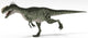 Monolophosaurus Dinosaur White Wall Decal Design 4