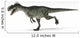 Monolophosaurus Dinosaur White Wall Decal Design 4