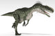 Monolophosaurus Dinosaur White Wall Decal Design 3