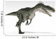 Monolophosaurus Dinosaur White Wall Decal Design 3