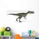 Monolophosaurus Dinosaur White Wall Decal Design 2