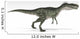 Monolophosaurus Dinosaur White Wall Decal Design 2