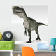 Monolophosaurus Dinosaur White Wall Decal Design 1