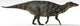 Shuangmiaosaurus Dinosaur White Wall Decal Design 3