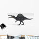 Spinosaurus Dinosaur White Wall Decal Design 3
