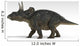 Triceratops Dinosaur White Wall Decal Design 1