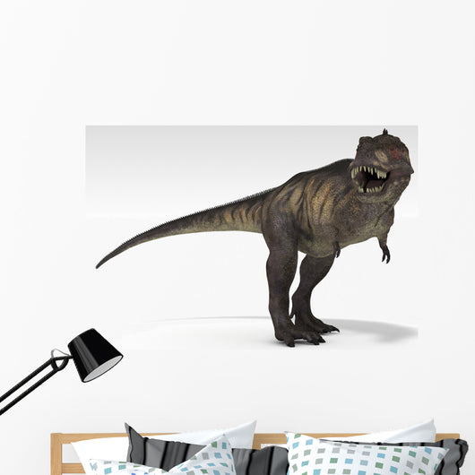 Tyrannosaurus Rex White Wall Decal Design 4
