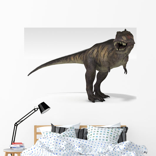 Tyrannosaurus Rex White Wall Decal Design 4