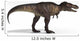 Tyrannosaurus Rex White Wall Decal Design 2