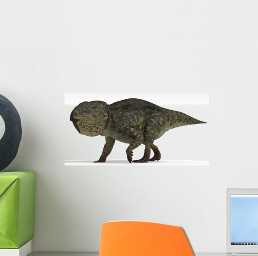 Udanoceratops Dinosaur White Wall Decal Design 2