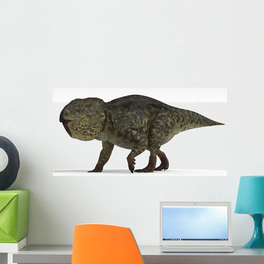 Udanoceratops Dinosaur White Wall Decal Design 2