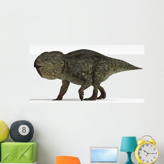 Udanoceratops Dinosaur White Wall Decal Design 2
