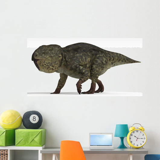 Udanoceratops Dinosaur White Wall Decal Design 2