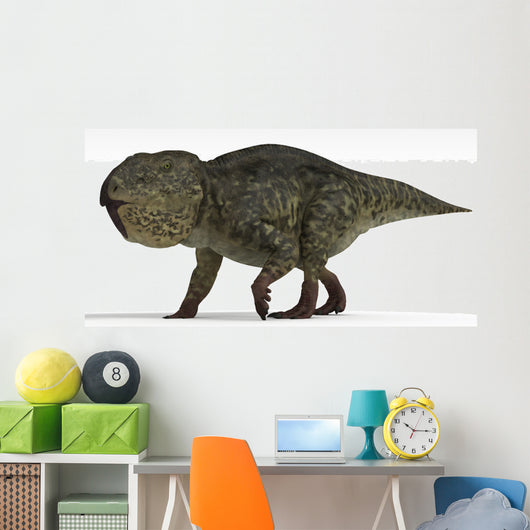 Udanoceratops Dinosaur White Wall Decal Design 2