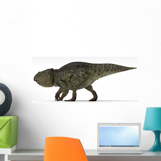 Udanoceratops Dinosaur White Wall Decal Design 1