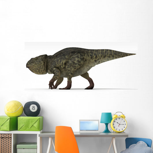 Udanoceratops Dinosaur White Wall Decal Design 1