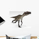 Utahraptor Dinosaur White Wall Decal Design 4