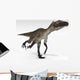 Utahraptor Dinosaur White Wall Decal Design 4