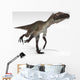 Utahraptor Dinosaur White Wall Decal Design 4