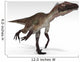 Utahraptor Dinosaur White Wall Decal Design 4