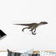 Utahraptor Dinosaur White Wall Decal Design 3