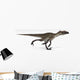 Utahraptor Dinosaur White Wall Decal Design 3