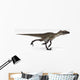Utahraptor Dinosaur White Wall Decal Design 3