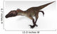 Utahraptor Dinosaur White Wall Decal Design 2
