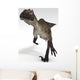Utahraptor Dinosaur White Wall Decal Design 1