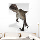 Utahraptor Dinosaur White Wall Decal Design 1