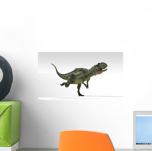 Yangchuanosaurus Dinosaur White Wall Decal Design 3