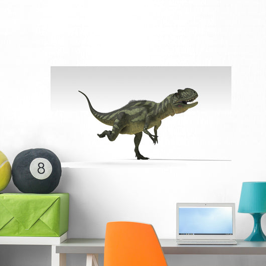 Yangchuanosaurus Dinosaur White Wall Decal Design 3
