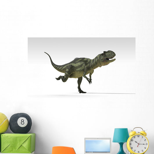 Yangchuanosaurus Dinosaur White Wall Decal Design 3