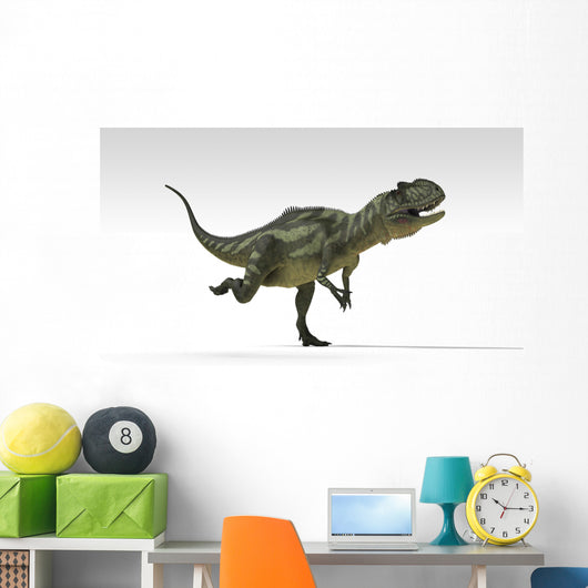 Yangchuanosaurus Dinosaur White Wall Decal Design 3