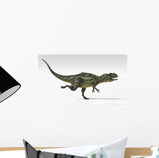 Yangchuanosaurus Dinosaur White Wall Decal Design 2