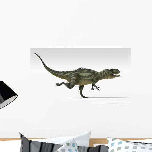 Yangchuanosaurus Dinosaur White Wall Decal Design 2