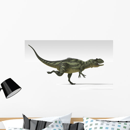 Yangchuanosaurus Dinosaur White Wall Decal Design 2