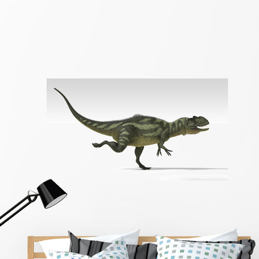 Yangchuanosaurus Dinosaur White Wall Decal Design 2