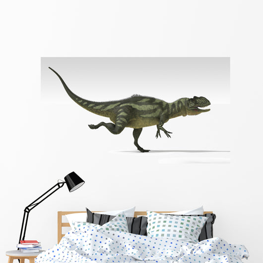 Yangchuanosaurus Dinosaur White Wall Decal Design 2