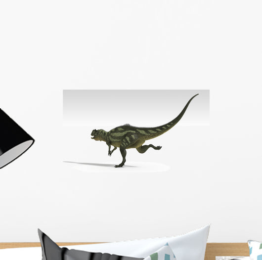 Yangchuanosaurus Dinosaur White Wall Decal Design 1