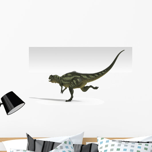 Yangchuanosaurus Dinosaur White Wall Decal Design 1