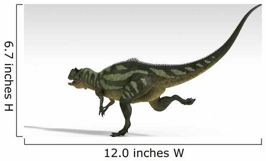 Yangchuanosaurus Dinosaur White Wall Decal Design 1