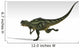 Yangchuanosaurus Dinosaur White Wall Decal Design 1