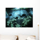 Diver Enters Cavern System Wall Decal