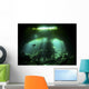 Diver Garden Eden Cenote Wall Decal