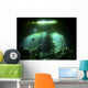 Diver Garden Eden Cenote Wall Decal