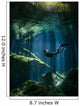 Free diver Taj Mahal Cenote Wall Decal